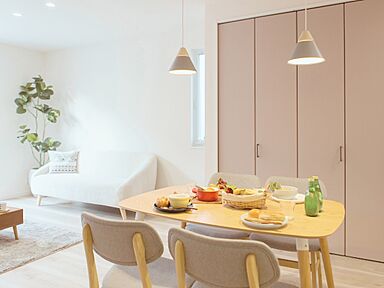 株式会社中村工務店の施工事例「やさしい淡色コーディネートに毎日ときめくおうち。」の画像