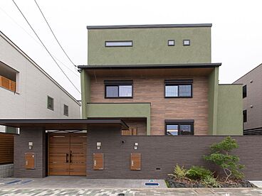 株式会社中村工務店の施工事例「ボルダリングと雲梯、愛犬と楽しむ家」の画像