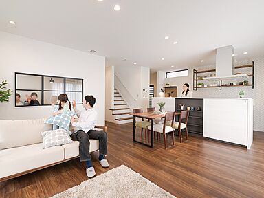 【パナソニックビルダーズグループ】丸良木材産業株式会社の施工事例「4LDK|家族時間も自分時間も思いっきり楽しむ家」の画像