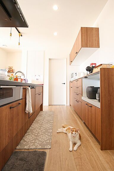 【パナソニックビルダーズグループ】丸良木材産業株式会社の施工事例「【平屋】柱のない開放的な空間|猫とのびのび暮らすロフト付き平屋」の画像5