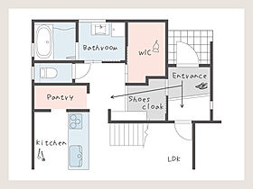 【パナソニックビルダーズグループ】丸良木材産業株式会社の施工事例「子どもたちを見守りながら暮らす、北欧ナチュラルの住まい」の画像3