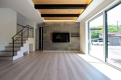 シンプルモダンスタイルのリビング 臼幸産業株式会社の事例画像