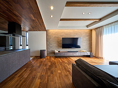 株式会社谷川建設の施工事例「シンプルで端正な美しさが際立つ一軒」の画像2