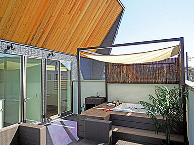 fun's life home (株式会社ハウジング重兵衛)の施工事例「ぐるりと回遊できるキッチンに家族の自然と集まる」の画像4