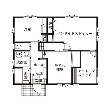 BinO太田 中村住宅工業(株)の施工事例「【妥協しない家】桐生市 ALLen」の1階間取り図の画像1