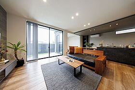 株式会社アントールの施工事例「上質なグレーが描く、落ち着きのある日常。洗練された大人の佇まい。」の画像1