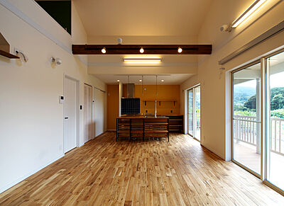 木の家スタイルのリビング 株式会社ケンコーホームの事例画像