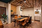 カフェスタイルのリビング 有限会社大元工務店の事例画像