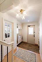 シンプルモダンスタイルの玄関 ブリリアントホーム 横浜ハウジングフォーラムの事例画像