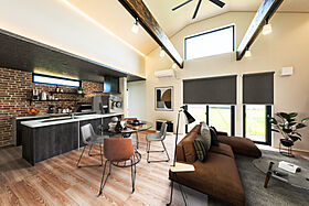 マァズエイム株式会社の施工事例「理想的な吹抜けリビングルームがある家」のメイン画像