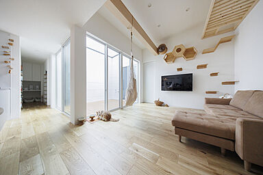 シンプルノート 岡山北・倉敷スタジオの施工事例「倉敷市|愛猫と暮らす、北欧家具が愛らしい平屋」の画像2