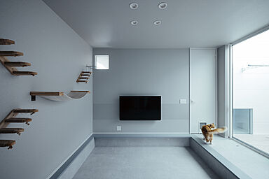 シンプルノート 岡山北・倉敷スタジオの施工事例「玉野市|二匹の愛猫と過ごす、キャットウォークのある平屋」の画像1