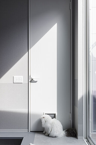 シンプルノート 岡山北・倉敷スタジオの施工事例「玉野市|二匹の愛猫と過ごす、キャットウォークのある平屋」の画像7