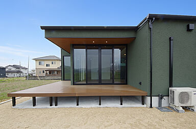 シンプルノート 岡山北・倉敷スタジオの施工事例「倉敷市|田園の景観を生かしたウッドデッキのある平屋」の画像7