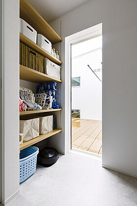 シンプルノート 岡山北・倉敷スタジオの施工事例「倉敷市|小さなお子さんも片付け上手になる平屋の家」の画像5