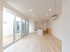 無垢人homeの施工事例「喜多方市T様邸 中庭のある真っ白い平屋 1LDK」の画像3