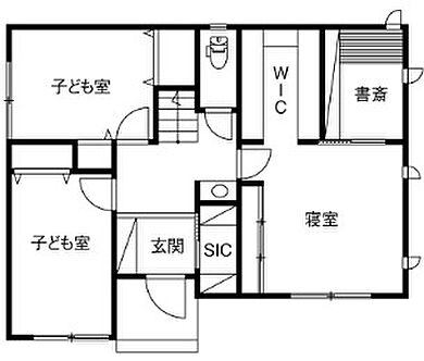 株式会社サートンホームの施工事例「神奈川県大和市 S様邸」の1階間取り図の画像1