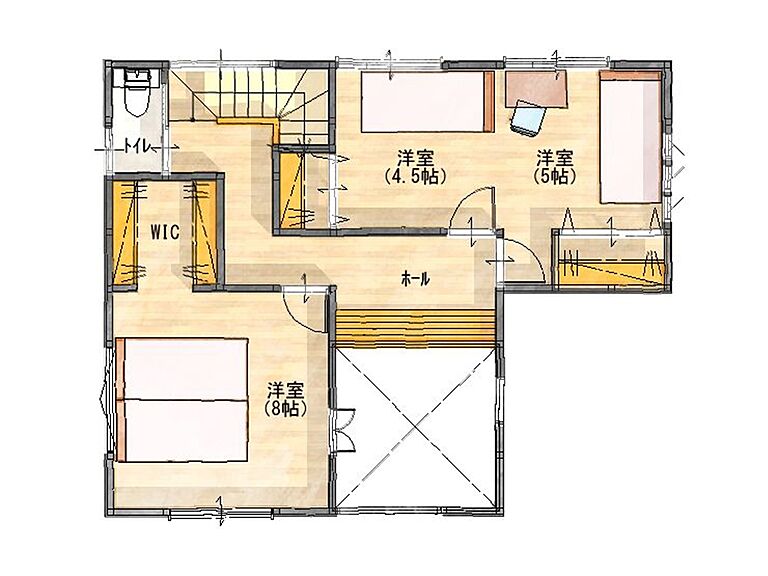 HAPPY HOUSE 藤枝住宅公園モデルハウス(山田工務店)の公式画像_2階3