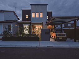 HAPPY HOUSE 志太店(山田工務店)の施工事例「【2階建て】二人らしさに満ちた北欧モダンなお家」の画像