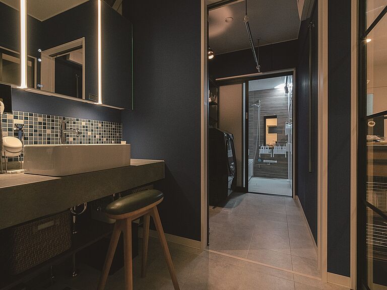 HAPPY HOUSE 藤枝住宅公園モデルハウス(山田工務店)の公式画像_洗面8