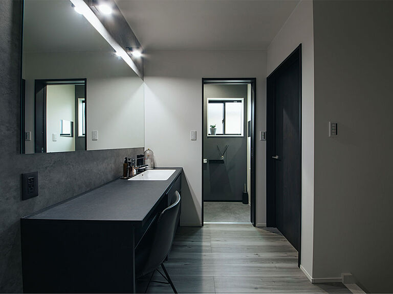 HAPPY HOUSE 藤枝住宅公園モデルハウス(山田工務店)の公式画像_洗面5