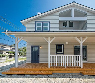 SKY HOMEの施工事例「古材×カリフォルニアスタイルのお家」の画像