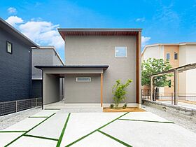 楓工務店の施工事例「【奈良県広陵町】吹き抜けから繋がる、モダンテイストのお家」のメイン画像