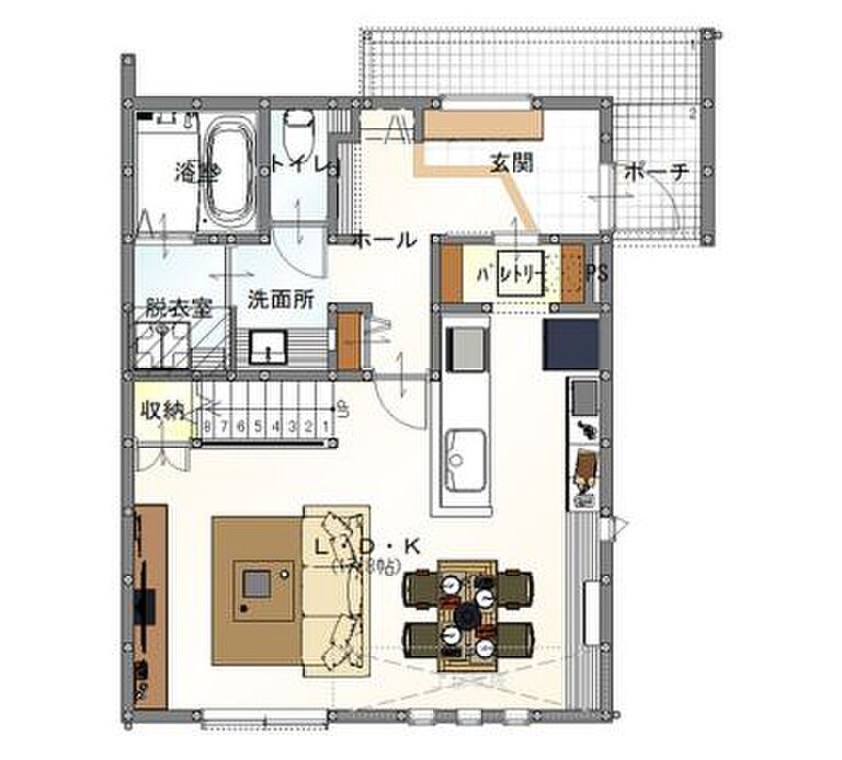 楓工務店の公式画像_1階2