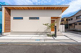 楓工務店の施工事例「【奈良県橿原市】レッドシダーが存在感を放つ23坪のコンパクトな平屋のお家」のメイン画像