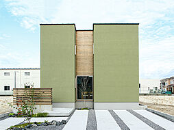 タマホーム 石巻店の施工事例「家族の時間を楽しむモスグリーンの塗り壁の家」の画像