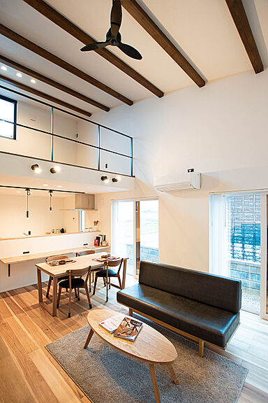 平屋生活の施工事例「趣味の空間~ロフトの活用方法~」の画像2