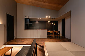 平屋生活の施工事例「ダウンリビングで寛ぐ平屋生活」の画像4