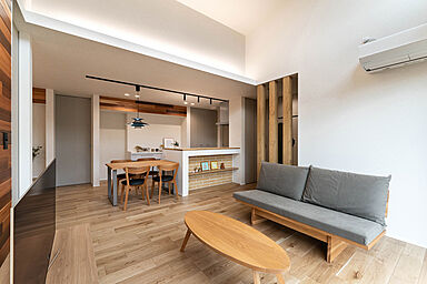 平屋生活の施工事例「家事楽動線で子育てを楽しむ平屋生活」の画像3