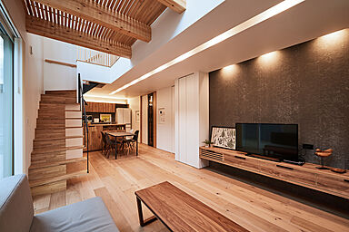 DETAIL BASE(ディテール・ベース)の施工事例「コンパクトにデザインする家」の画像2