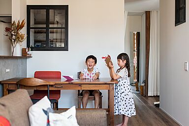 株式会社プラスワンの施工事例「回遊動線で家族が楽しくのびやかに暮らせる家」の画像5