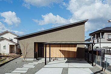 株式会社プラスワンの施工事例「キッチンから家族を見守れる平屋」の画像