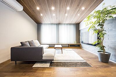 シンプルモダンスタイルのリビング 株式会社タカオ設計の事例画像