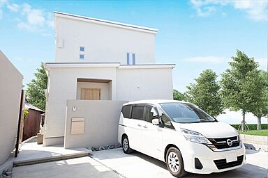 株式会社秀光ビルド 四日市店の施工事例「ナチュラルかわいい!家族の成長を支える、収納たっぷりな柔軟な間取りの家」の画像1