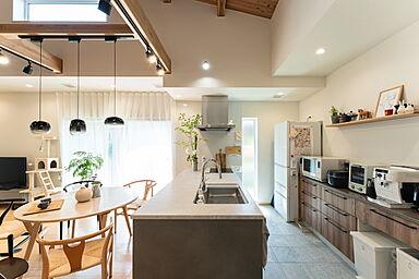 株式会社棟匠の施工事例「家族がほどよく繋がる平屋」の画像2