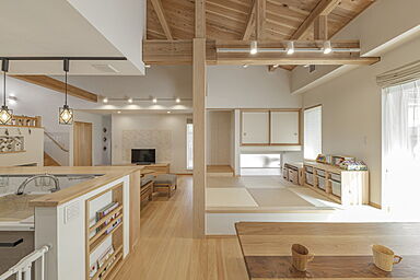 株式会社棟匠の施工事例「家族を身近に感じる快適な平屋」の画像3