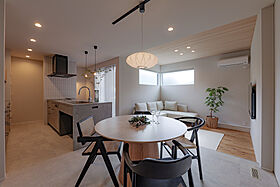 株式会社あめりか屋の施工事例「ダウンリビングのあるスタイリッシュなおうち」の画像2