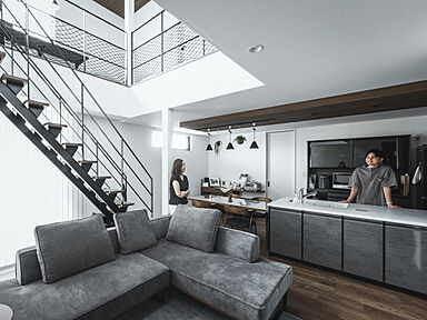 アーキホームライフ 兵庫南の施工事例「オーシャンビューの都会的インナーガレージハウス」の画像3