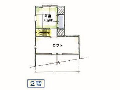 新産住拓株式会社の施工事例「【通り土間/段下がりリビング】「にわやリビング」」の2階間取り図の画像2