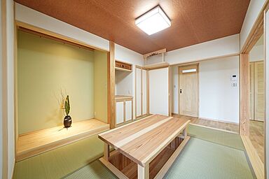 株式会社リソーケンセツの施工事例「千葉県野田市|42坪 平屋住宅5LDK|親子三世代が暮らす無垢の家」の画像2