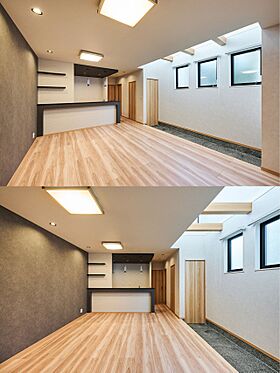 株式会社玉善の施工事例「土間と吹き抜けが繋ぐ、化粧梁の美しい家」の画像2