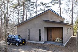 グラントモノ建築設計事務所 【軽井沢スタジオ】の施工事例「森と空に包まれる家【平屋/移住/別荘】」の画像