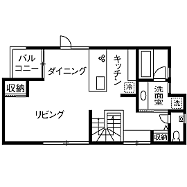株式会社八幡 青梅店の施工事例「【31坪台】アウトドア派も満足の収納力抜群なビルトインガレージの箱型外観な家」の2階間取り図の画像2