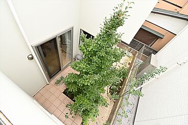 株式会社細田工務店の施工事例「家に帰るのがうれしくなる、中庭をのぞむ「コの字型」の家」の画像