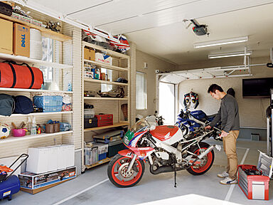 ウィザースホームの施工事例「毎日がより楽しくなるガレージハウス」の画像1