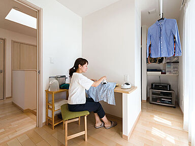 ウィザースホーム 松戸展示場の施工事例「すこやかな光が満ちる優しくあたたかい家」の画像5